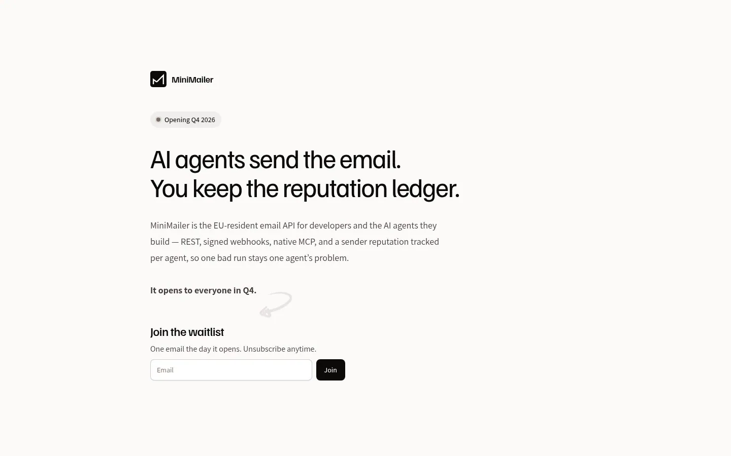 MiniMailer
