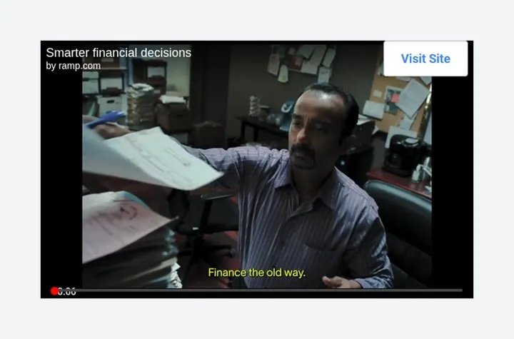 Show the old way in your video ad