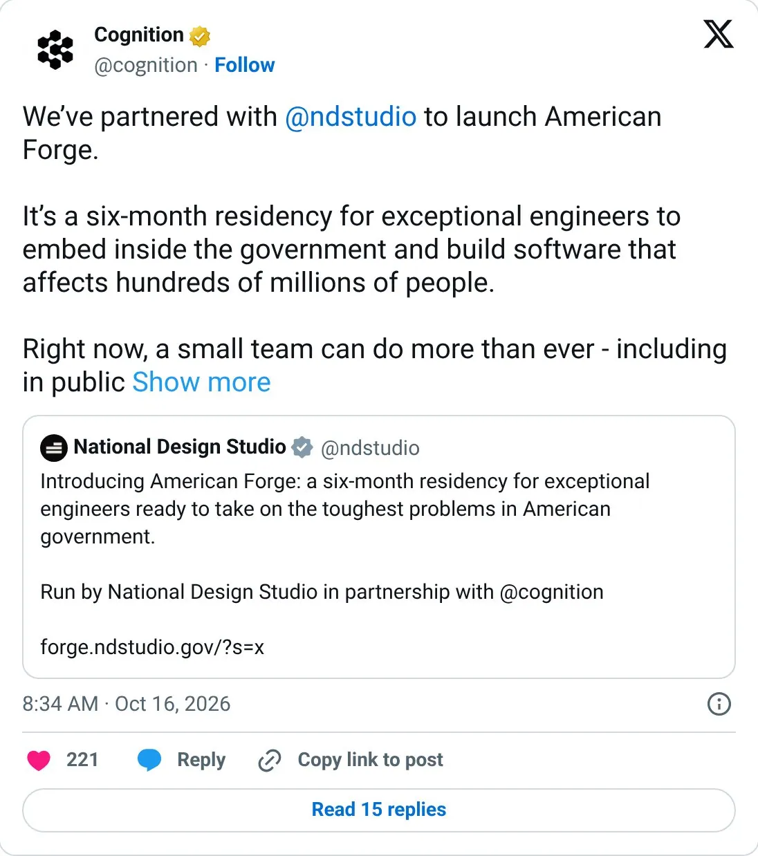 Launch a program with a partner studio