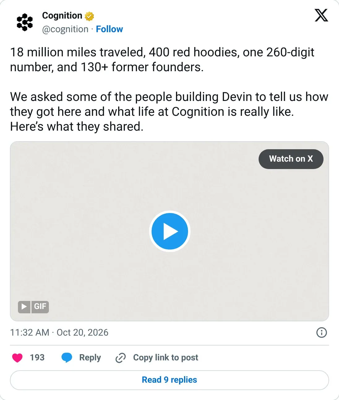 Open a team video with surprising numbers