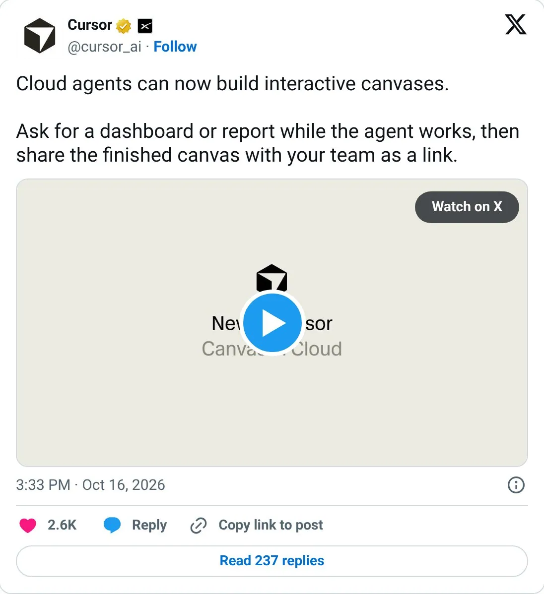 Show the output people can share