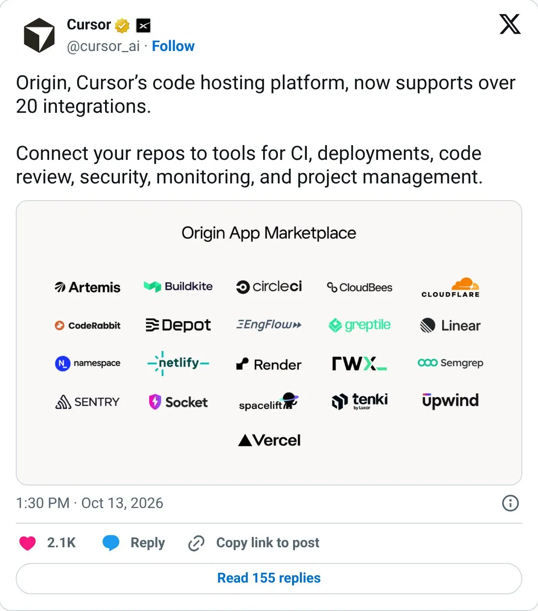 List the jobs your integrations cover