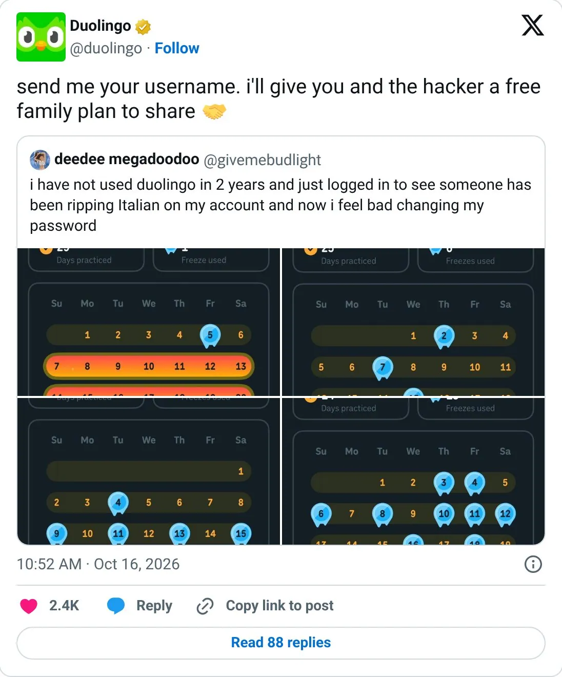 Reward a fan story with a real gift