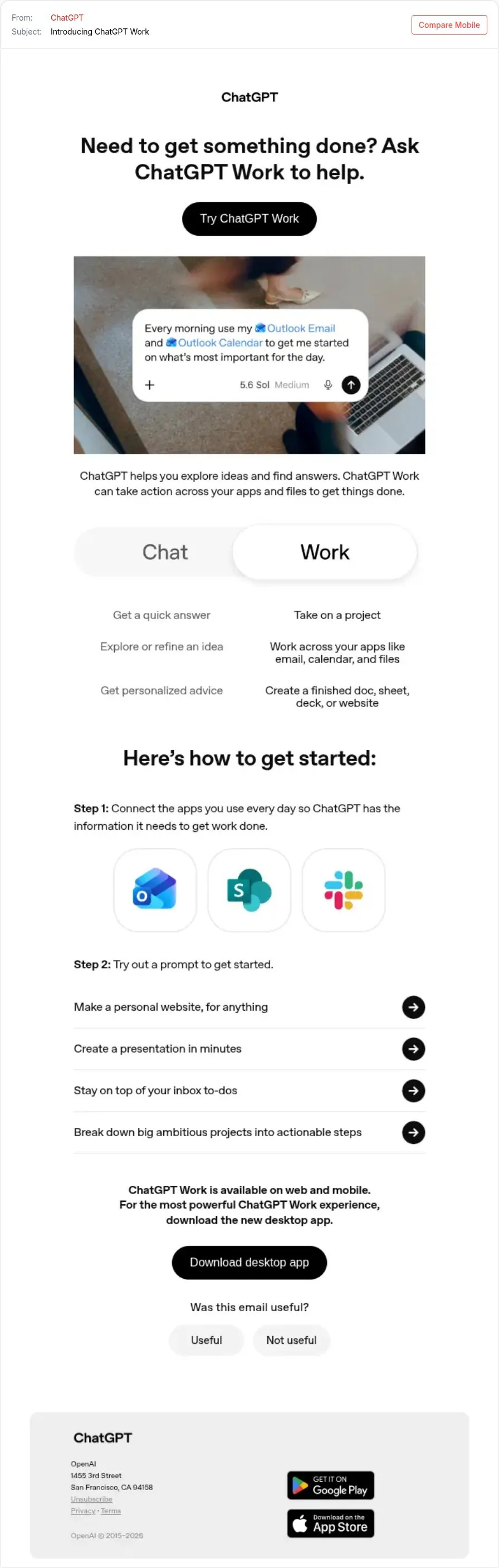 Launch with a question not a feature