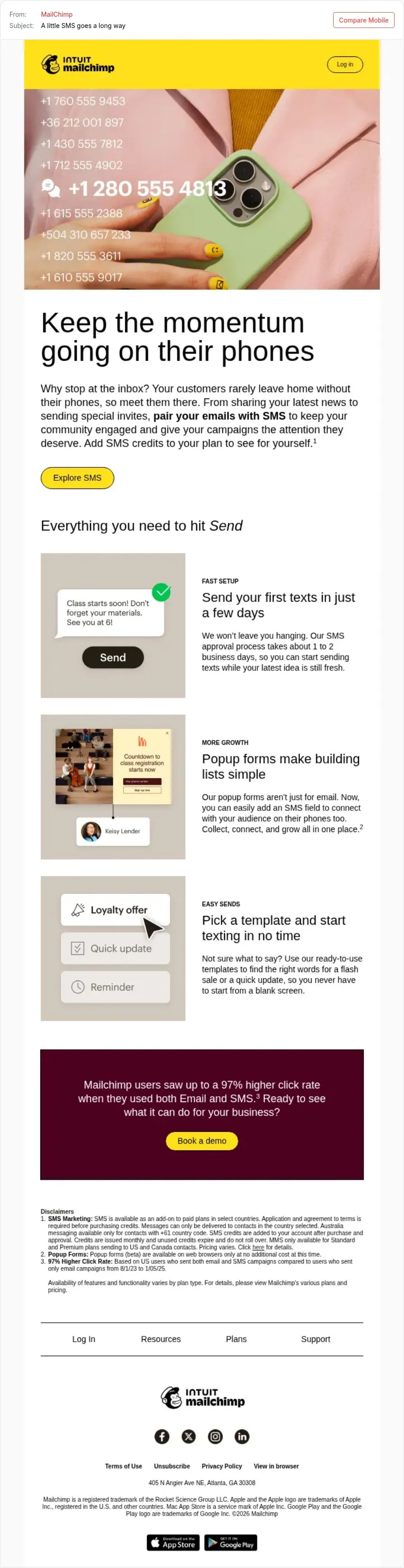 Sell the next channel to email users