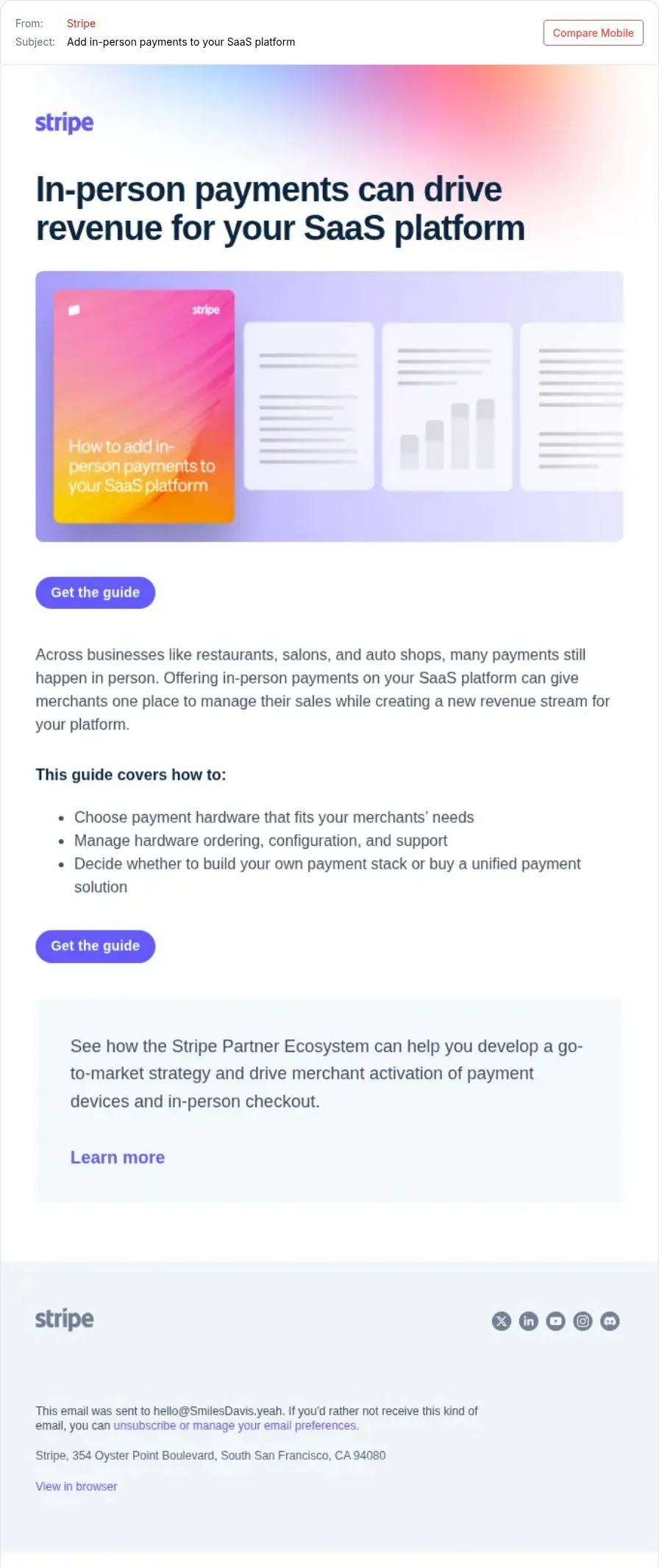 Send a guide that grows their revenue
