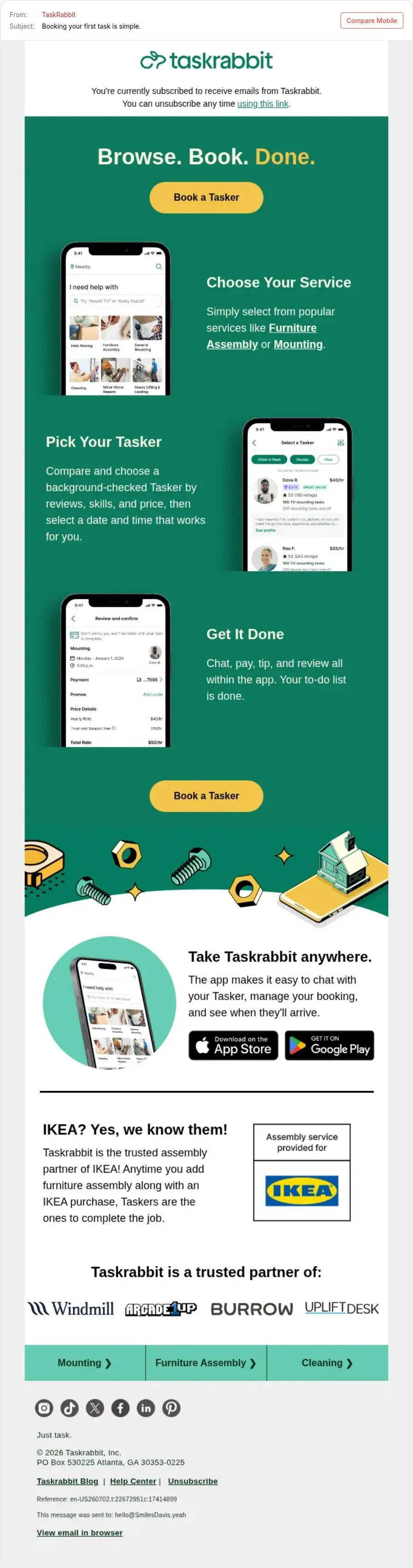 Make the first purchase sound simple