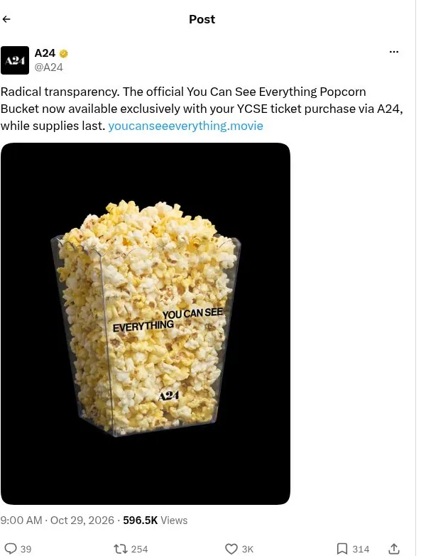 Make the merch act out the title