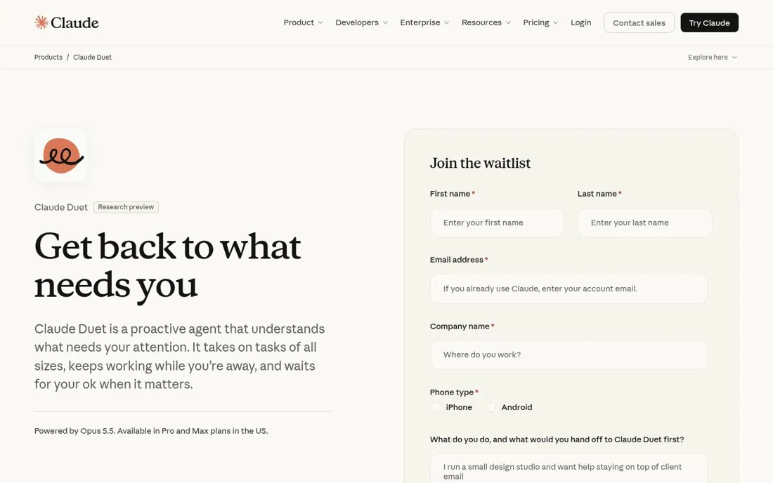 Ask waitlist signups what they would hand off