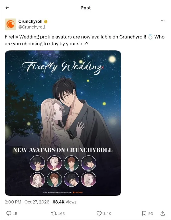 Give fans a profile picture from the show