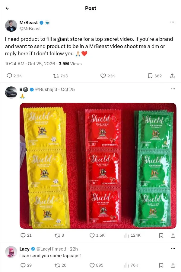 Invite brands to pitch you in public