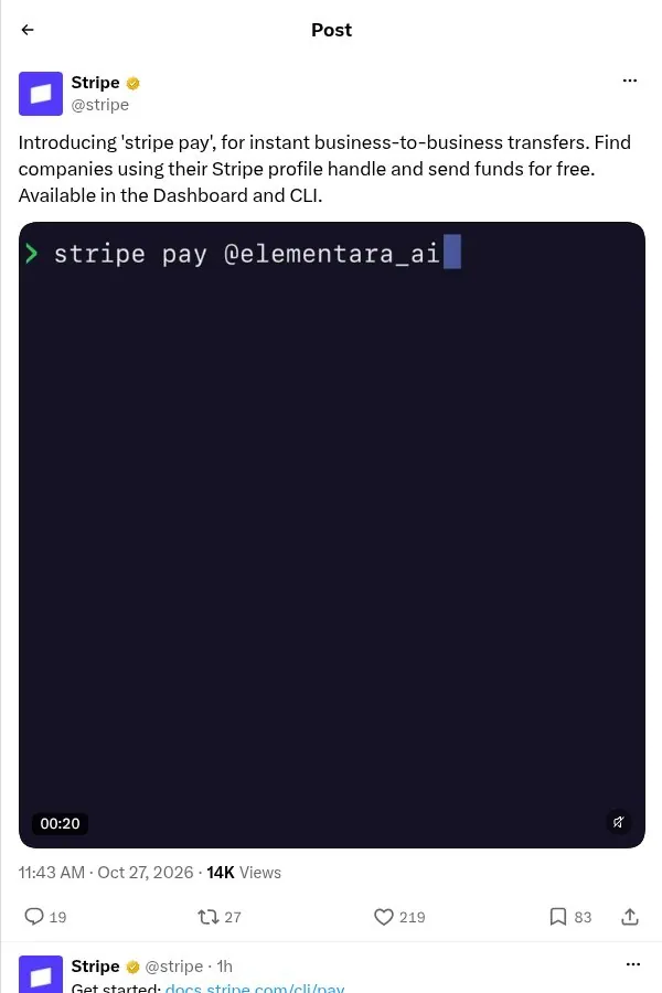 Show the command your users will type