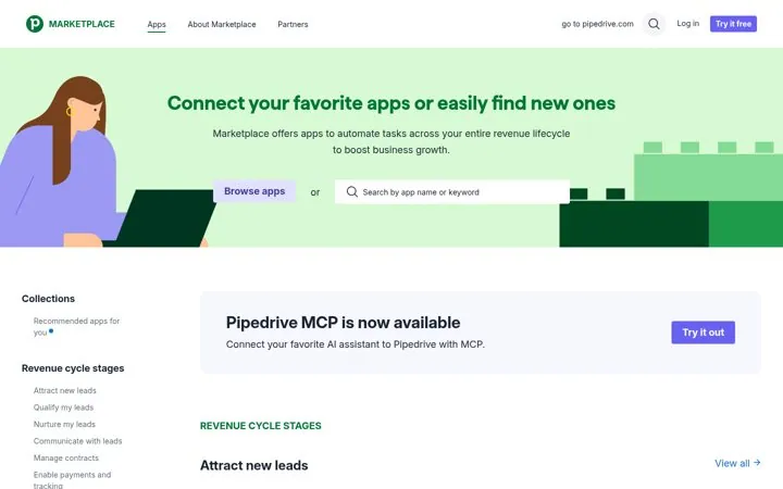 Group apps by revenue stage