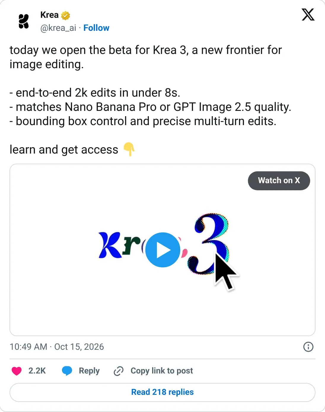 Open a beta with three proof points