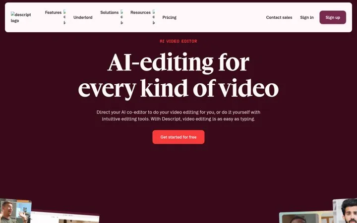 Lead with the one thing you edit
