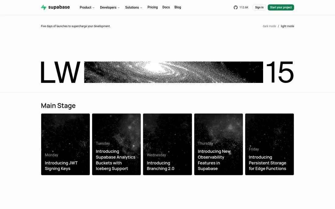 Launch one thing every day for a week