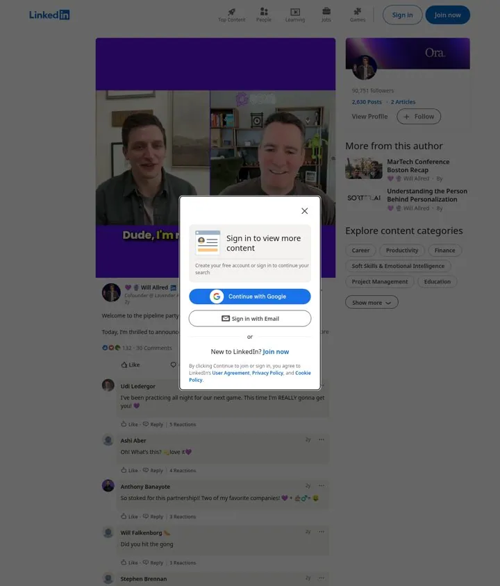 Make a partner launch feel like a party