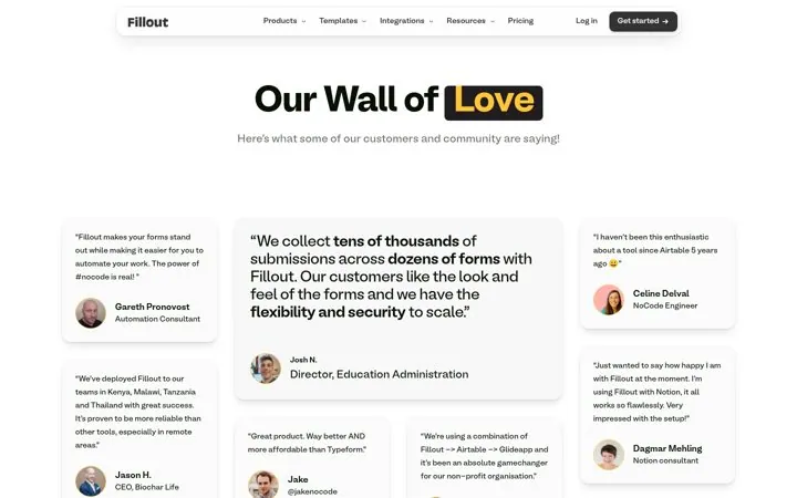 Show the job title under every quote