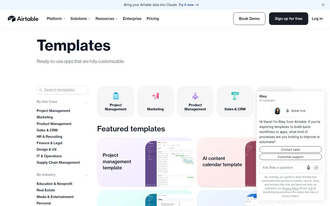 Offer ready to use apps