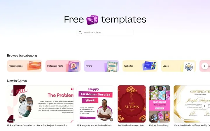 Lead with free templates