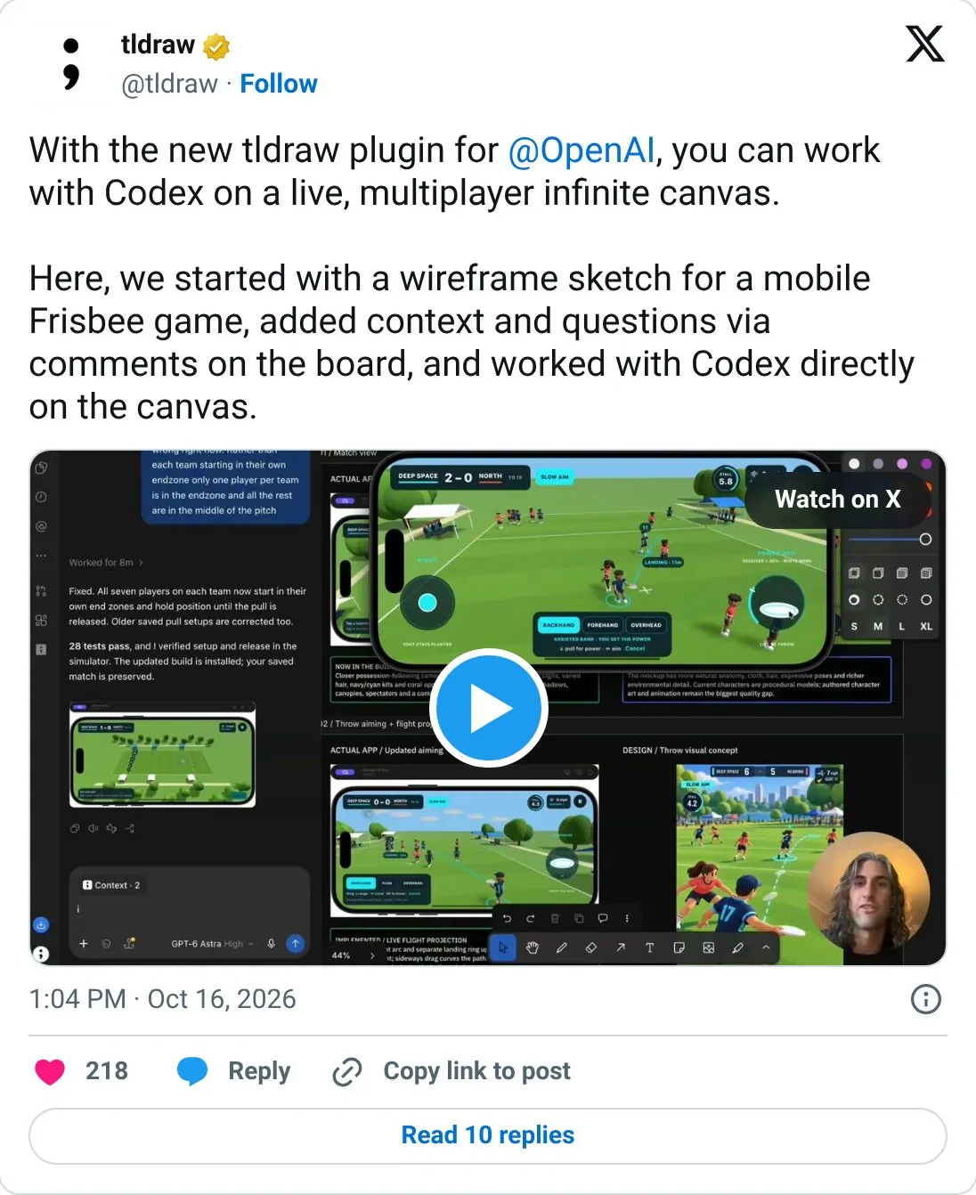 Show the plugin working on a real project