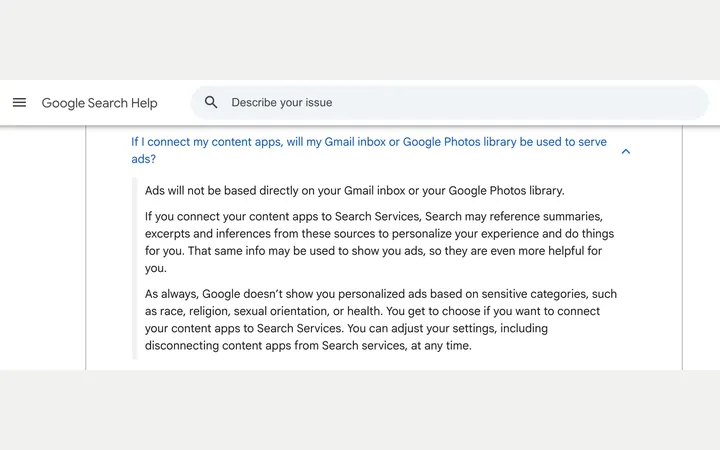 Google tests ads in AI Mode for people who connect their apps